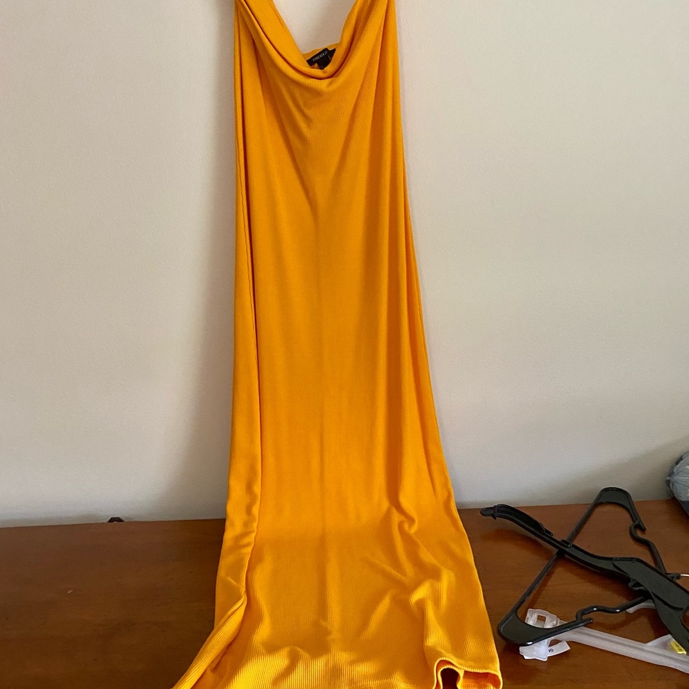 Yellow Maxi/bodycon dress
